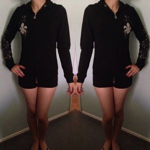 BCBG Fleur de Lis hoodie