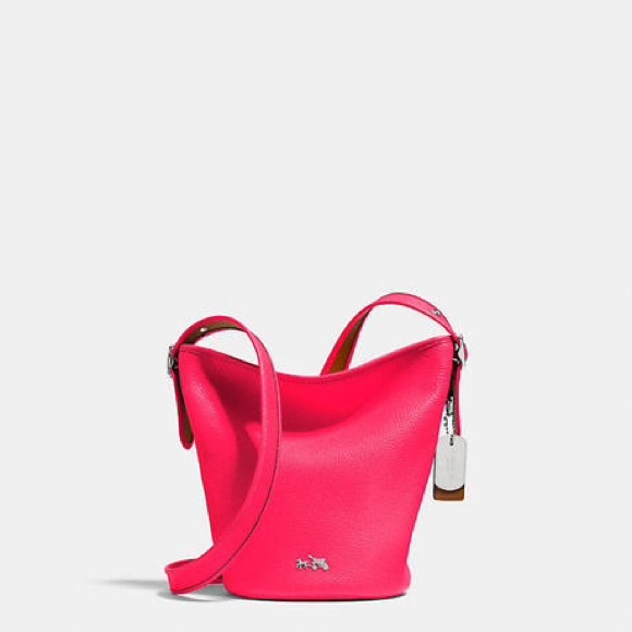 Coach Mini-Duffle in Neon Pink