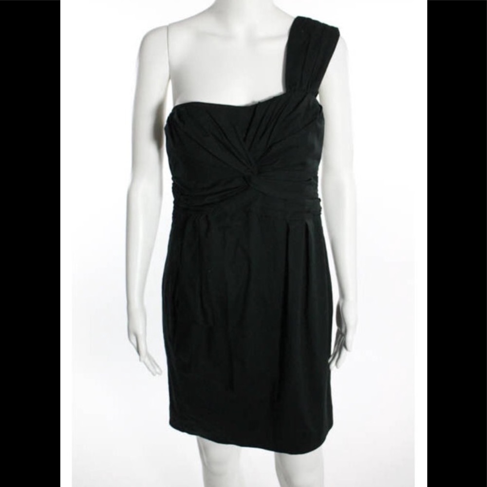 Nanette Lepore Asymmetrical Black Dress - Size 8