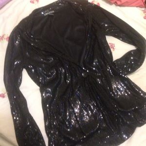 Blazer black sequin