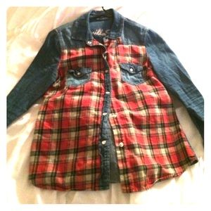 Country style! Flannel and Jean!