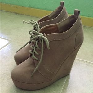 wedge booties