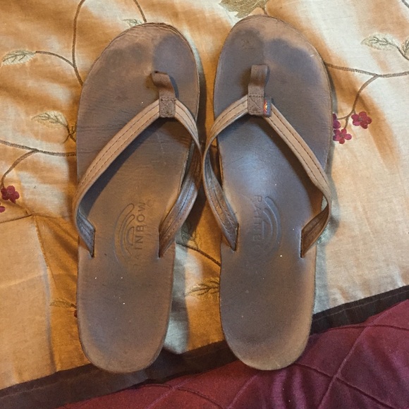 Rainbow sandals !