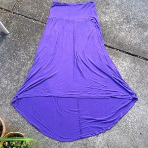 Lavender Maxi Skirt (high low) popular basic