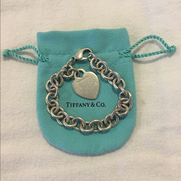 Tiffany & Co. Sterling Silver Heart Bracelet
