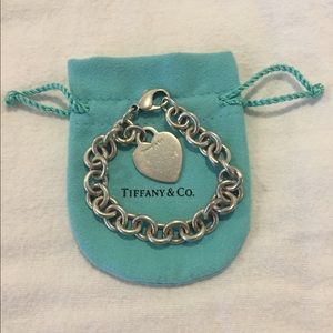 Tiffany & Co. Sterling Silver Heart Bracelet