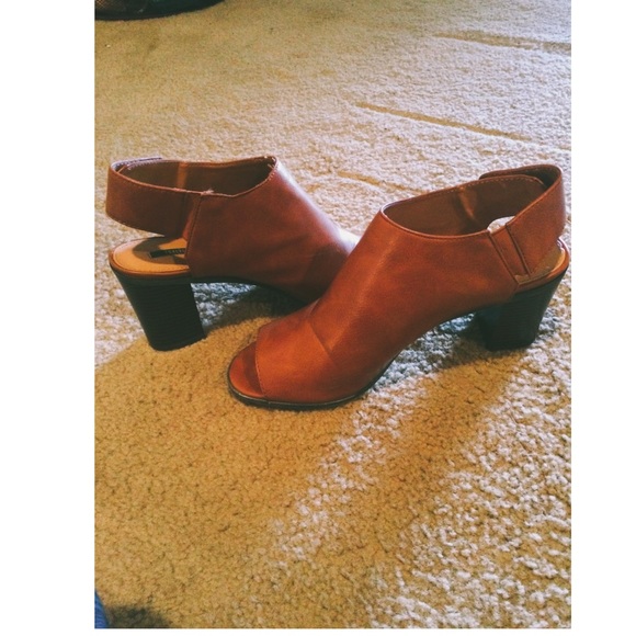 Open toe booties