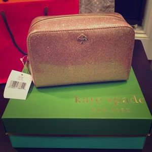 kate spade Large Aspen Glitter Bug Pouch