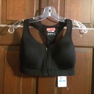 Black under armour sports bra