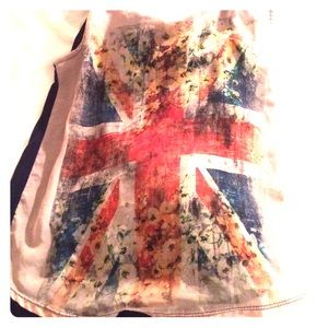 Tank top with sheer front!