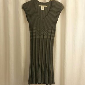 Max Studio grey knit sweater dress