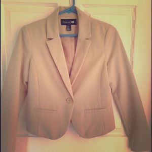 Neutral blazer forever twenty one
