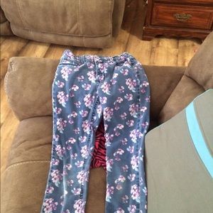 Navy blue and purple flowers