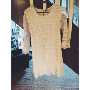 White lace dress