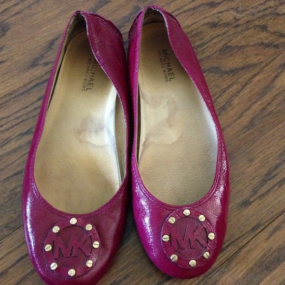 Fuschia Michael Kors Flats