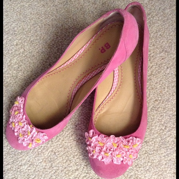 BP. Shoes - BP Pink Suede Flats