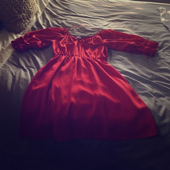 Boutique-Purchased Red Dress