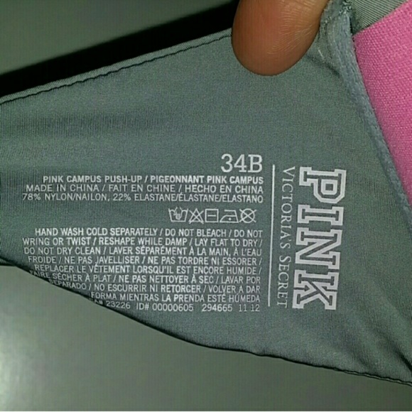 *ISO* VS Pink Campus Push-up 34b