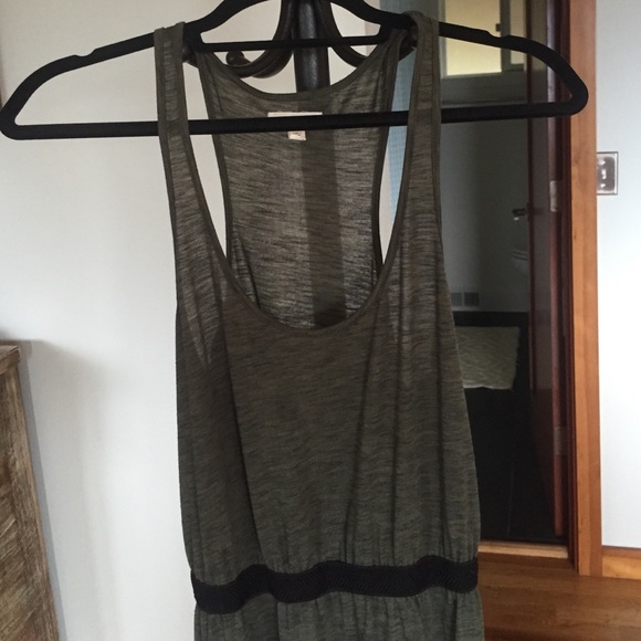 silence + noise Dresses & Skirts - Maxi Dress in Olive Green by Silence + Noise