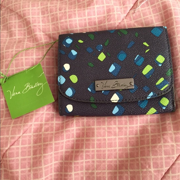 💎NWT💎 Vera Bradley Ink Spots Petite Wallet