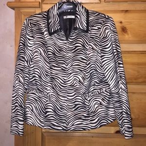 Nygard Collection Zebra Jacket/Blazer
