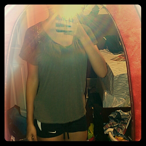 Green shirt