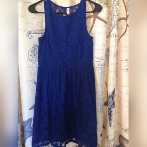 Blue Lace Dress