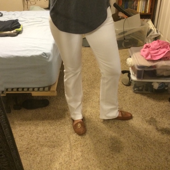 GAP premium bootcut white jeans (size 12 long)