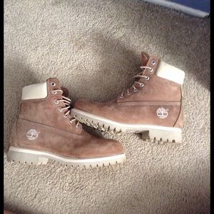 Brown timberland boots