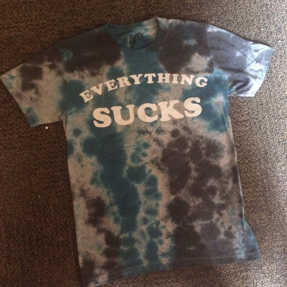 everything sucks tie dye tee