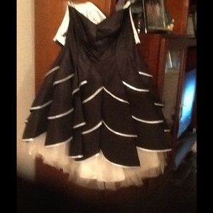 Betsy Johnson black cocktail dress, size 8