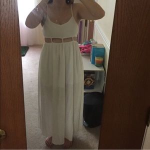 Sabo Skirt White Maxi