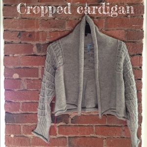 Cropped cardigan