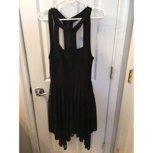 Bebe bandage dress with overlay