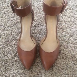 Audrey Brooke heels with ankle strap