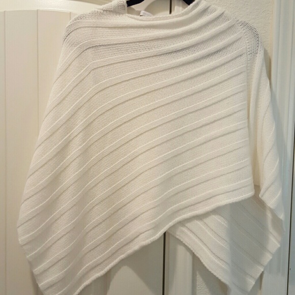 Small White Poncho