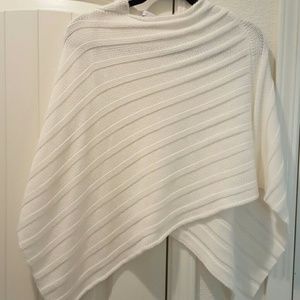 Small White Poncho