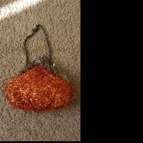 Vintage inspired beaded clutch