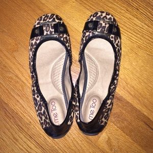 Cheetah print flats