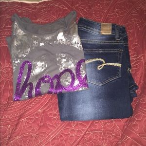 JUSTICE outfit - SIZE 10