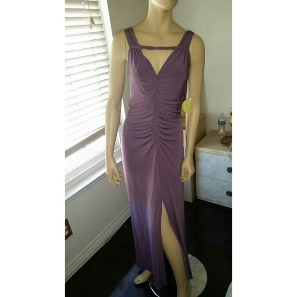 Beautiful lavender long elegant dress