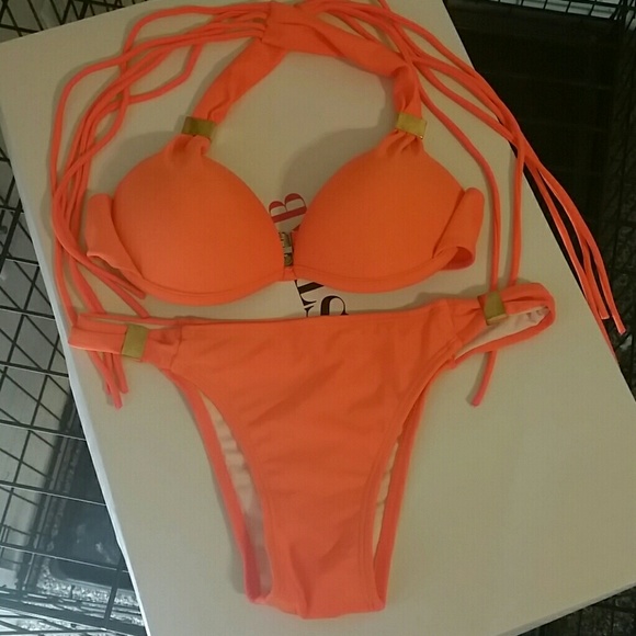 Orange bikini
