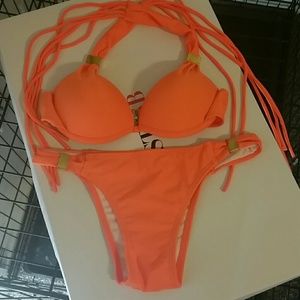 Orange bikini