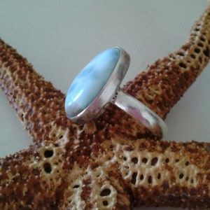 Sterling Silver Larimar ring