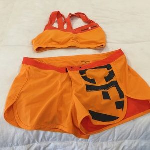 Crossfit bra and shorts