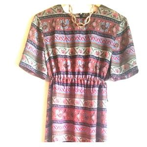 Southwest Sheer Maxi Dress