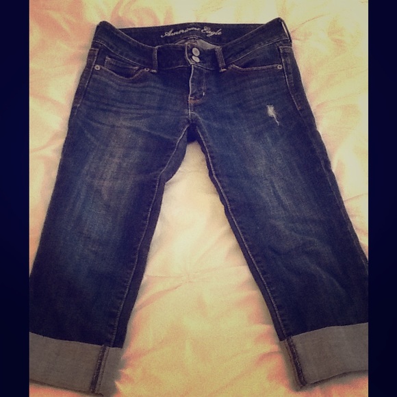 American Eagle Jean Capris