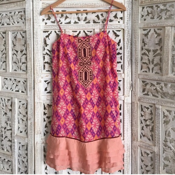 Free People ruffled tier dress