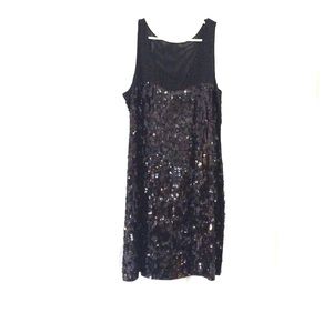Express sequined little black dress!