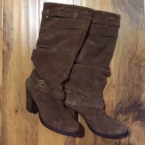 Steve Madden suede brown boots